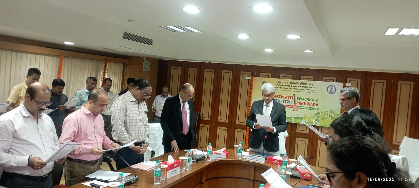 Swachhta Pakhwada 2025 pledge and sapling distribution